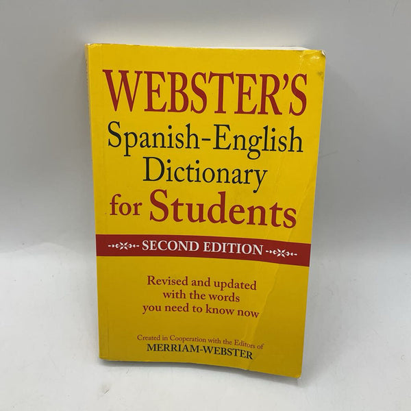 Webster's Spanish-English Dictionary For Students