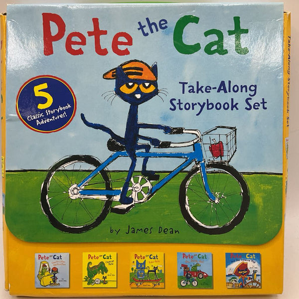 Pete The Cat Take-Along Storybook Set (paperback)