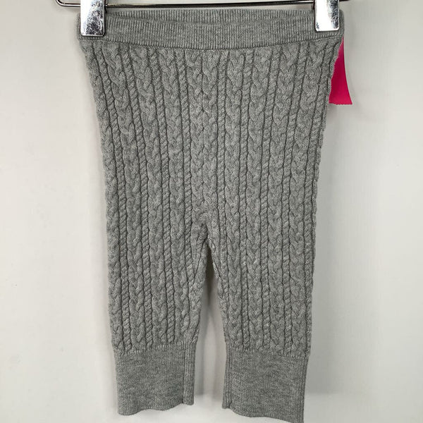 Size 0-3m: Baby GAP Grey Knitted Leggings