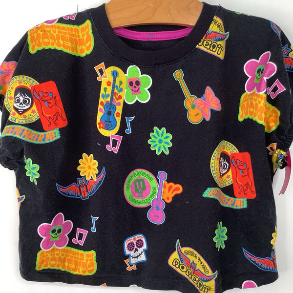 Size 5-6: Disney Black Coco Movie Print T-Shirt