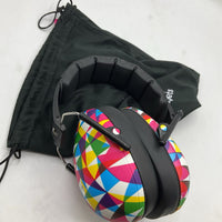 Banz Pink/Blue Noise Cancelling Headphones