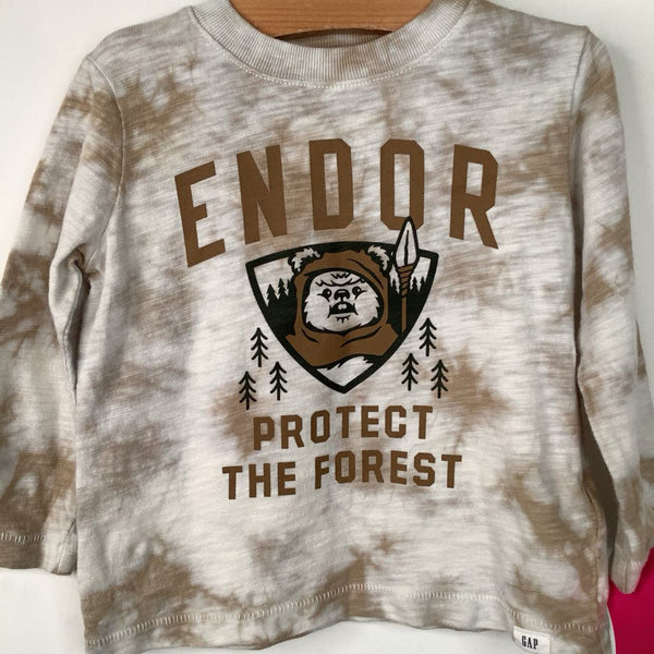 Size 12-18m: Gap Brown "Endor Protect The Forest" T-Shirt