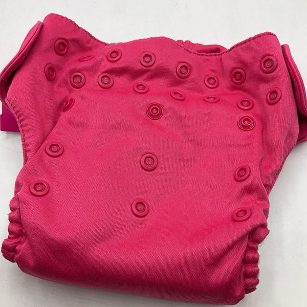 Size O/S: Bum Genius Pink Adjustable Snap Diaper