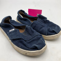 Size 8: Toms Dark Blue Slip-On Shoes
