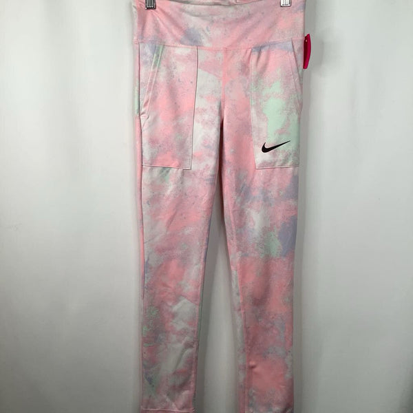 Size 10-12: Nike Colorful Splattered Leggings