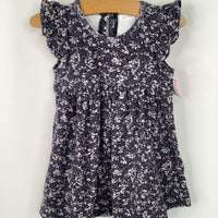 Size 2: Jamie Kay Purple Floral Short Sleeve Dress