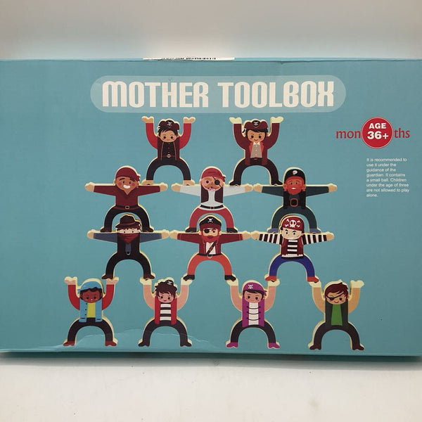Mother Toolbox Wooden Stacking People