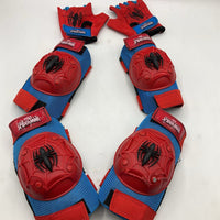 Size S: Marvel Spiderman Elbow/Knee Pads And Gloves