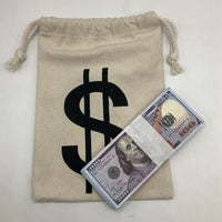 Fake Cash Bag W/Bills