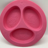 Oogaa Pink Silicone Plate