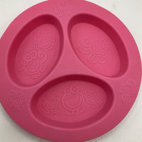 Oogaa Pink Silicone Plate