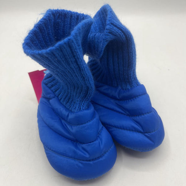 Size 3-6m: Gap Blue Knitted Baby Booties