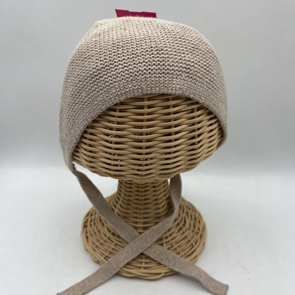 Size 1-6m: Zara Light Brown Knitted Baby Hat