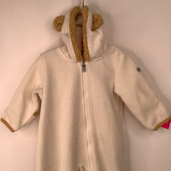 Size 3-6m: Columbia Creme Fleece Bunting