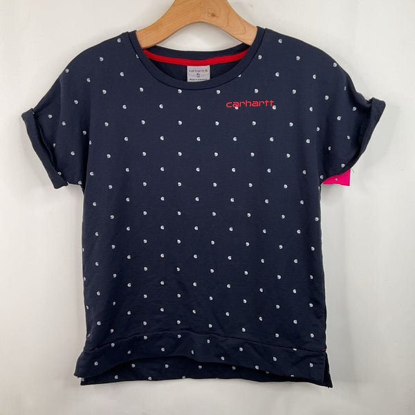 Size 14: Carhartt Blue White T-Shirt