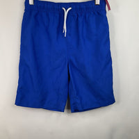 Size 14-16; Lands' End Blue Swim Trunks