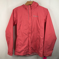 Size14-16:Columbia Pink Raincoat