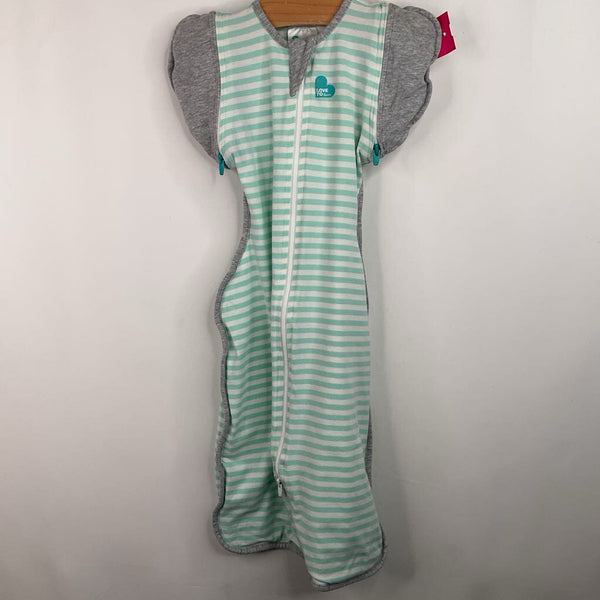 Size M: Love To Dream Blue/White Striped Sleepsack
