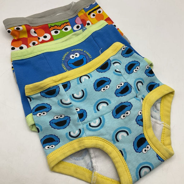 Size 3: Sesame Street 3pc Training Underwear