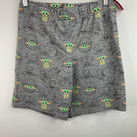 Size 10-12: Star Wars Grey/Green Yoda Print Cozy Shorts