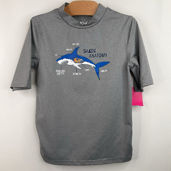Size 6-7: Cat & Jack Grey Shark Swim T-Shirt