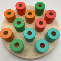 Lovevery Wooden Stacking Pegboard