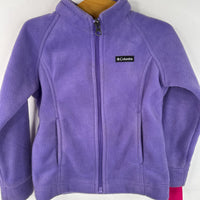 Size 4: Columbia Purple Fleece Coat