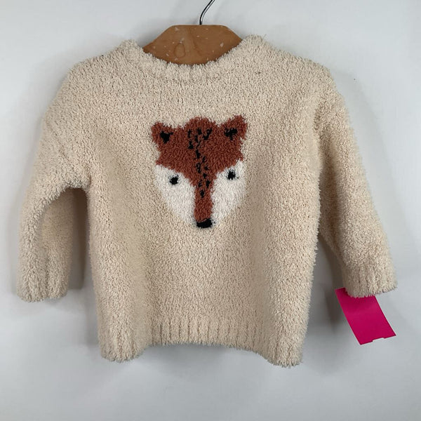Size 6-12m (70): Hanna Andersson Creme Fuzzy Sweater