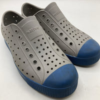 Size 3Y: Native Blue/Grey Slip-On Shoes