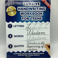 Cursive Handwriting Workbook For Teens (paperback)