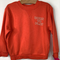 Size 5: Old Navy Orange "Born To Play" Sweater