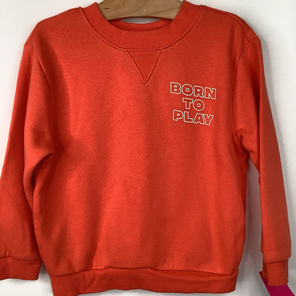 Size 5: Old Navy Orange "Born To Play" Sweater