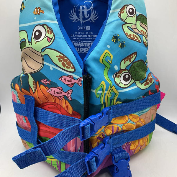 Size Child (30-50lbs) Water Buddies Coral Reef Life Jacket