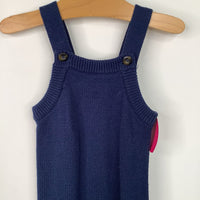 Size 18-24m (80): Hanna Andersson Dark Blue Knitted Tank Romper