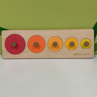Lovevery Wooden Circle Of Friends Puzzle