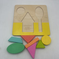 Lovevery Wooden Double Sided Sunny Day Puzzle