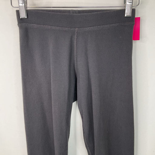 Size 10 (140): Hanna Andersson Black Ribbed Leggings