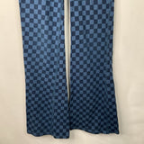 Size 12: Gap Blue Checkered Leggings