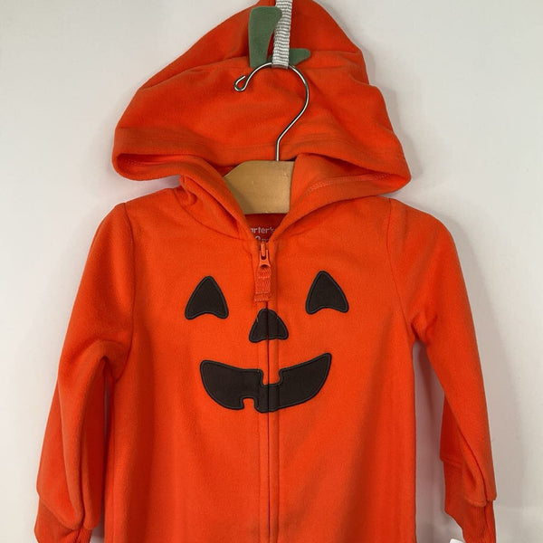 Size 12m: Carter's Orange Pumpkin 1pc Costume -NEW W/Tag