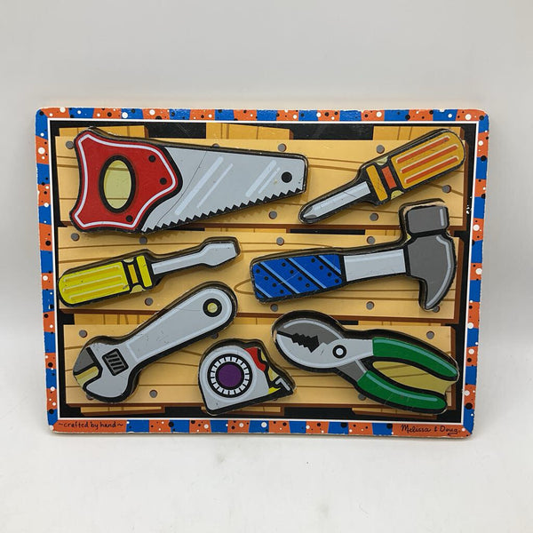 Melissa & Doug Tools Wooden Chunky Puzzle