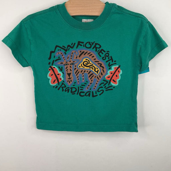 Size 2 (85): Hanna Andersson Green "Forest Radicals" T-Shirt