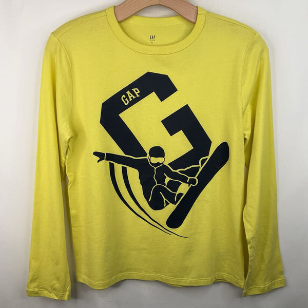 Size 12: Gap Yellow Long Sleeve Shirt-NEW W/Tag