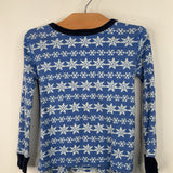 Size 4: Crewcuts Blue/White Snowflakes 2pc PJs