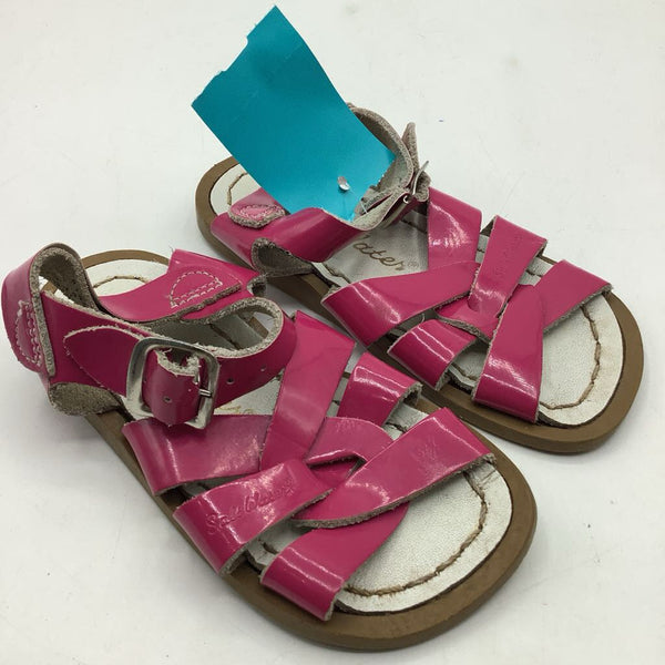 Size 8: Salt Water Pink Buckle Strap Sandals