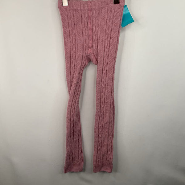 Size 6-7: Mini Boden Pink Knitted Tights