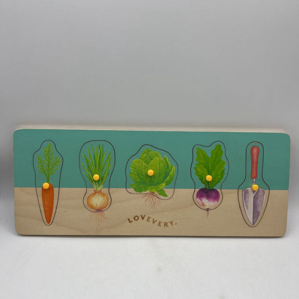 Lovevery Wooden Vegetable Peg Puzzle