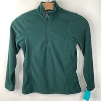 Size 7-8: Lands End Green Fleece Coat