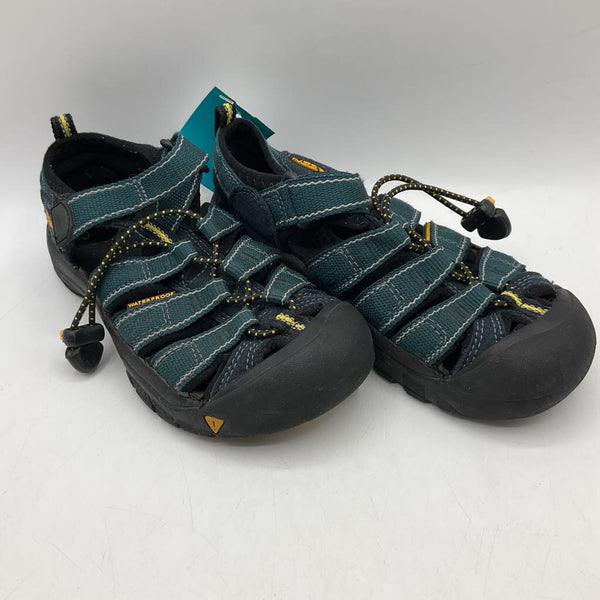 Size 1Y: Keen Blue/Black Toggle/Velcro Sandals