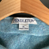 Collectors Corner: Size 10: Pendleton Blue Button-Up 100% Lambs Wool Coat