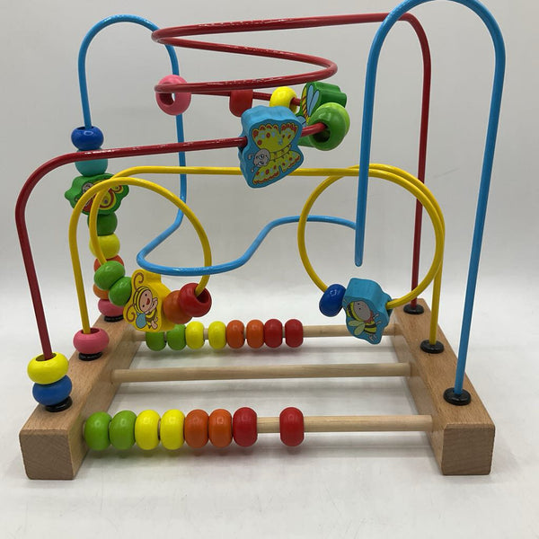 Wooden Colorful Bead Maze